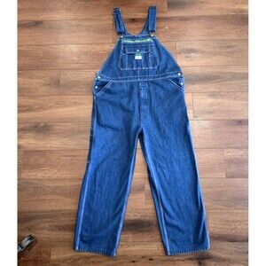 Liberty Denim Bib Overalls Mens 42x32 Blue Carpenter Farmcore Workwear Cotton